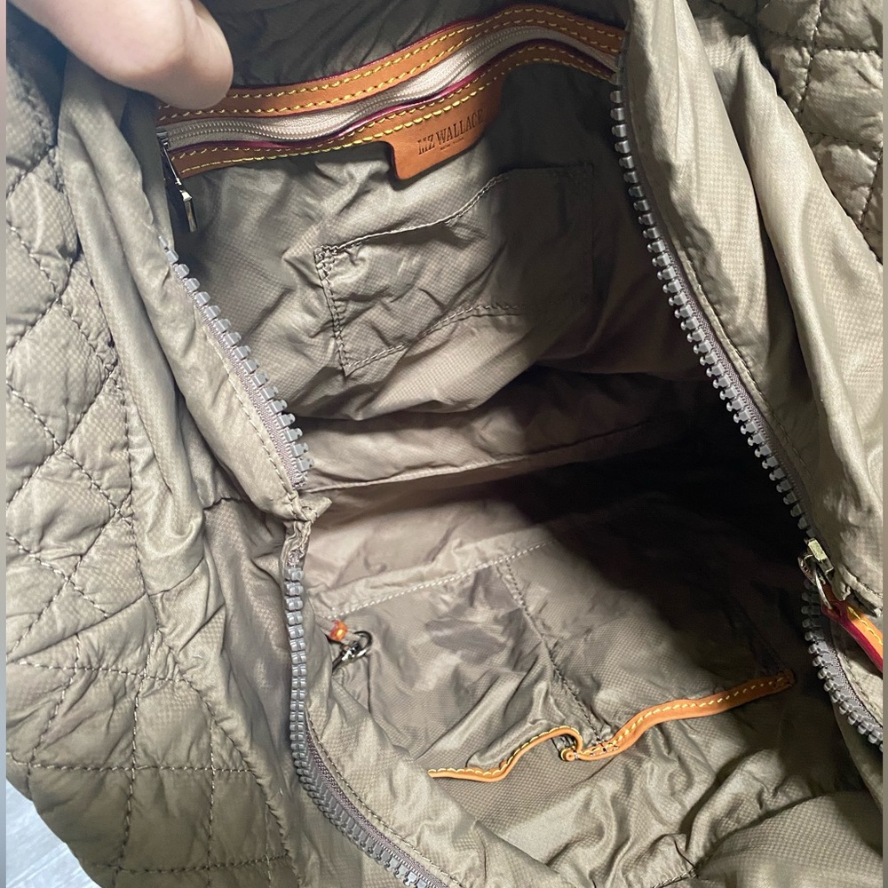 MZ Wallace Quilted Tan Tote - Picture 6 of 12